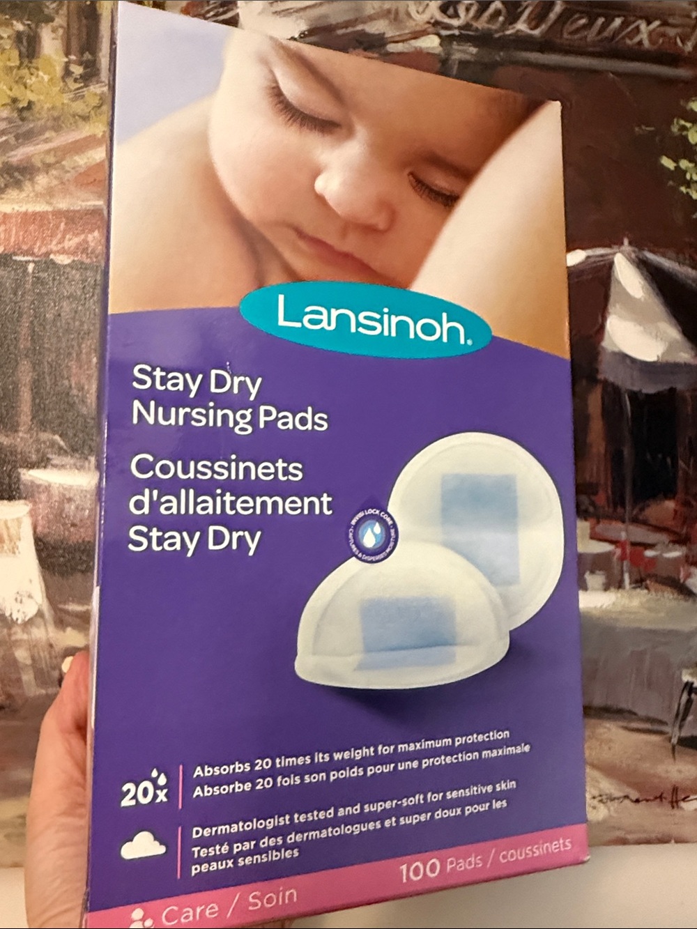 Lansinoh Stay Dry Nursing Pads - 100 Pcs